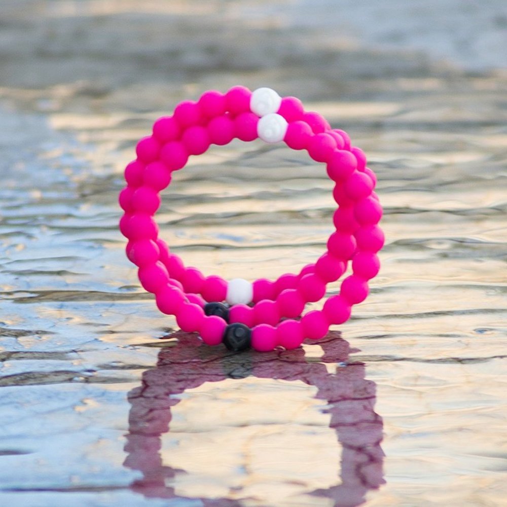 3  Lokai Pink Bracelets For Breast Cancer Month